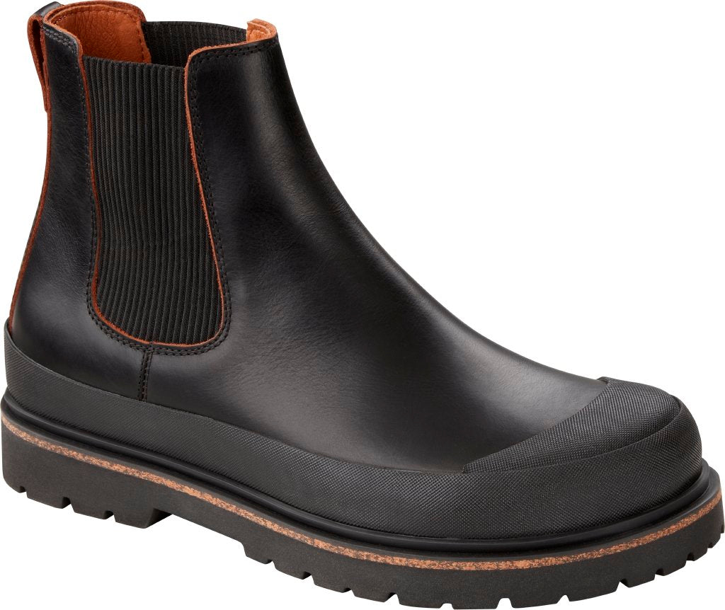 Prescott Slip On Men black, Pull Up Leather
