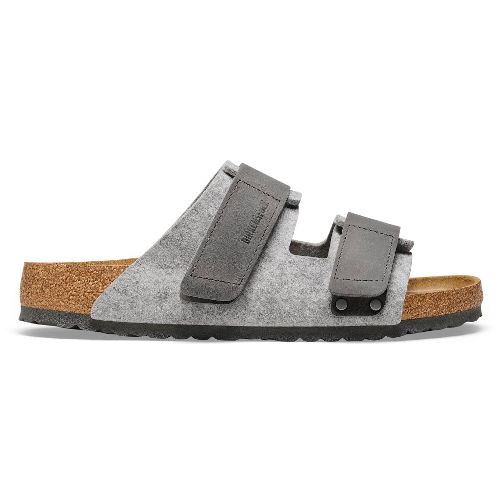 Uji light gray, Felt/Leather