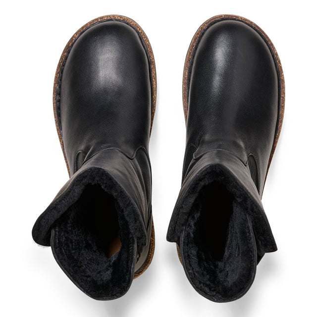 Uppsala Shearling black, Natural Leather