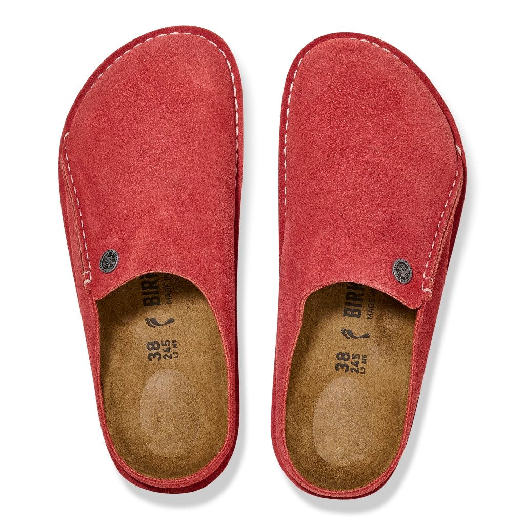 Zermatt Premium Women sienna red, Suede Leather