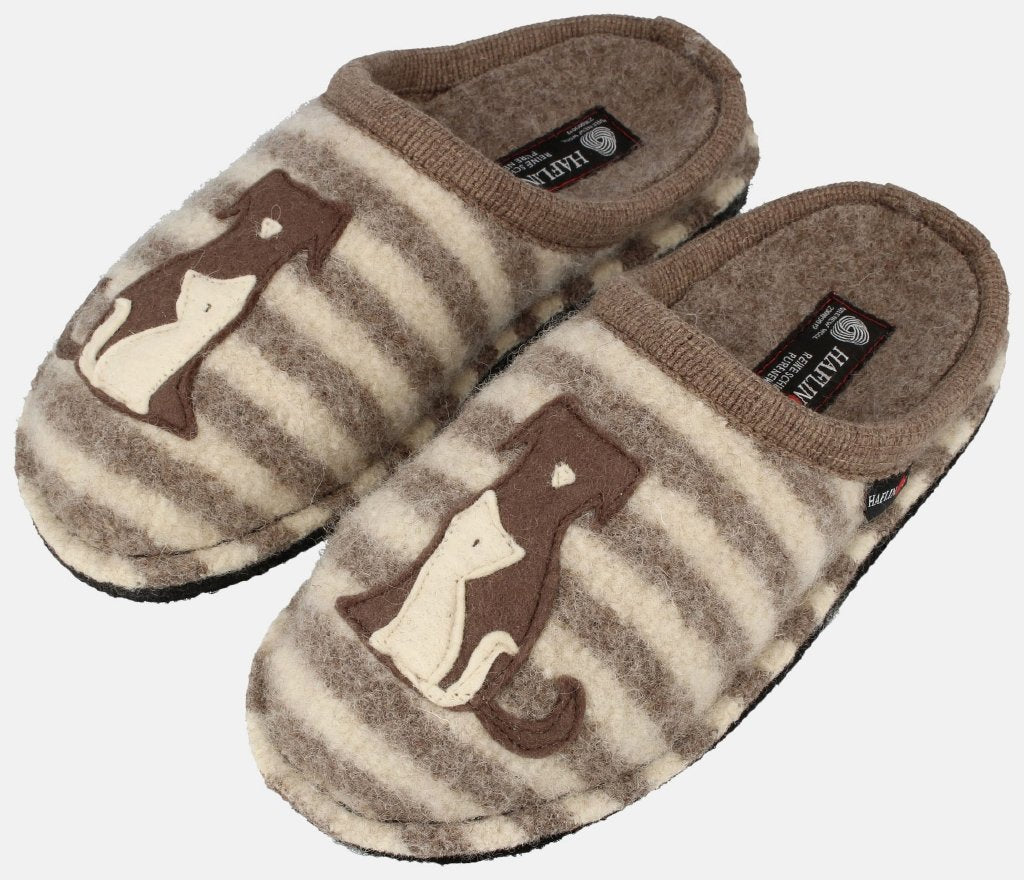 Canegatto beigemeliert, Walkstoff