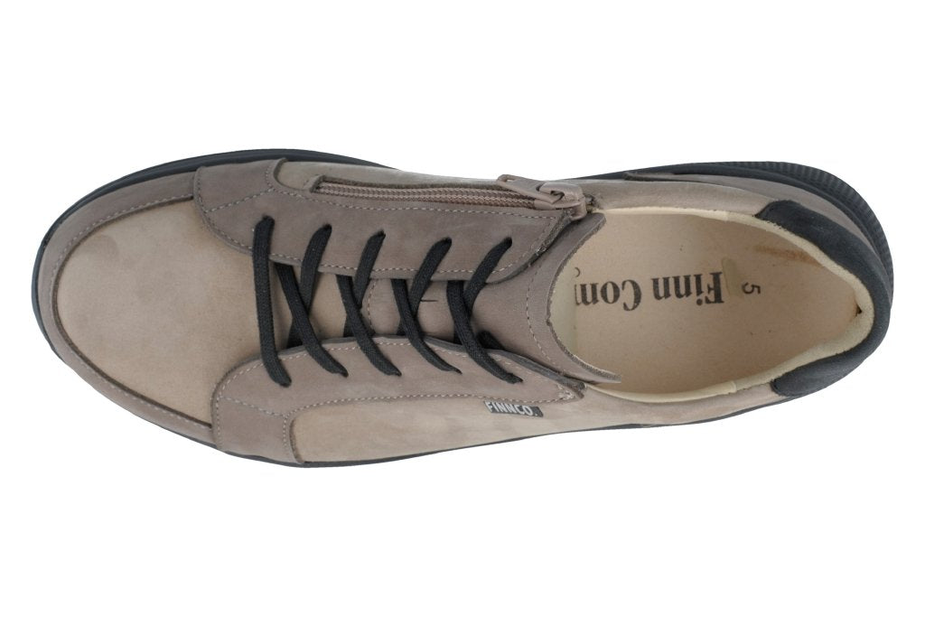 Lafayette elefante/gravel/schwarz, Nubuk/Nuri