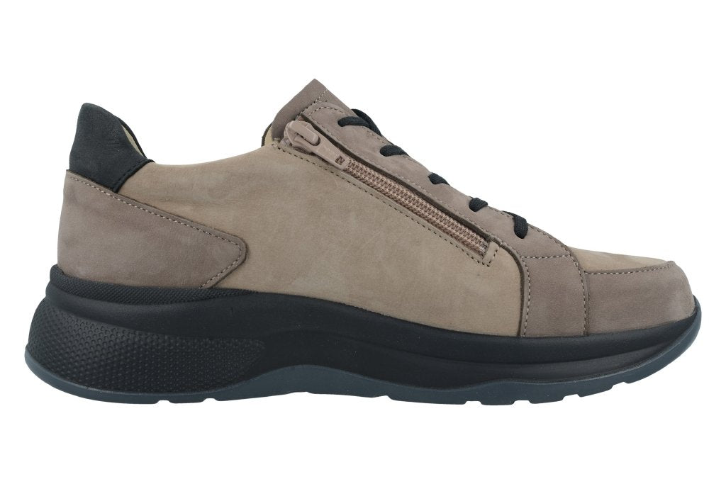 Lafayette elefante/gravel/schwarz, Nubuk/Nuri