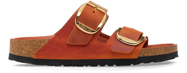 Arizona Big Buckle burnt orange, Oiled Leather