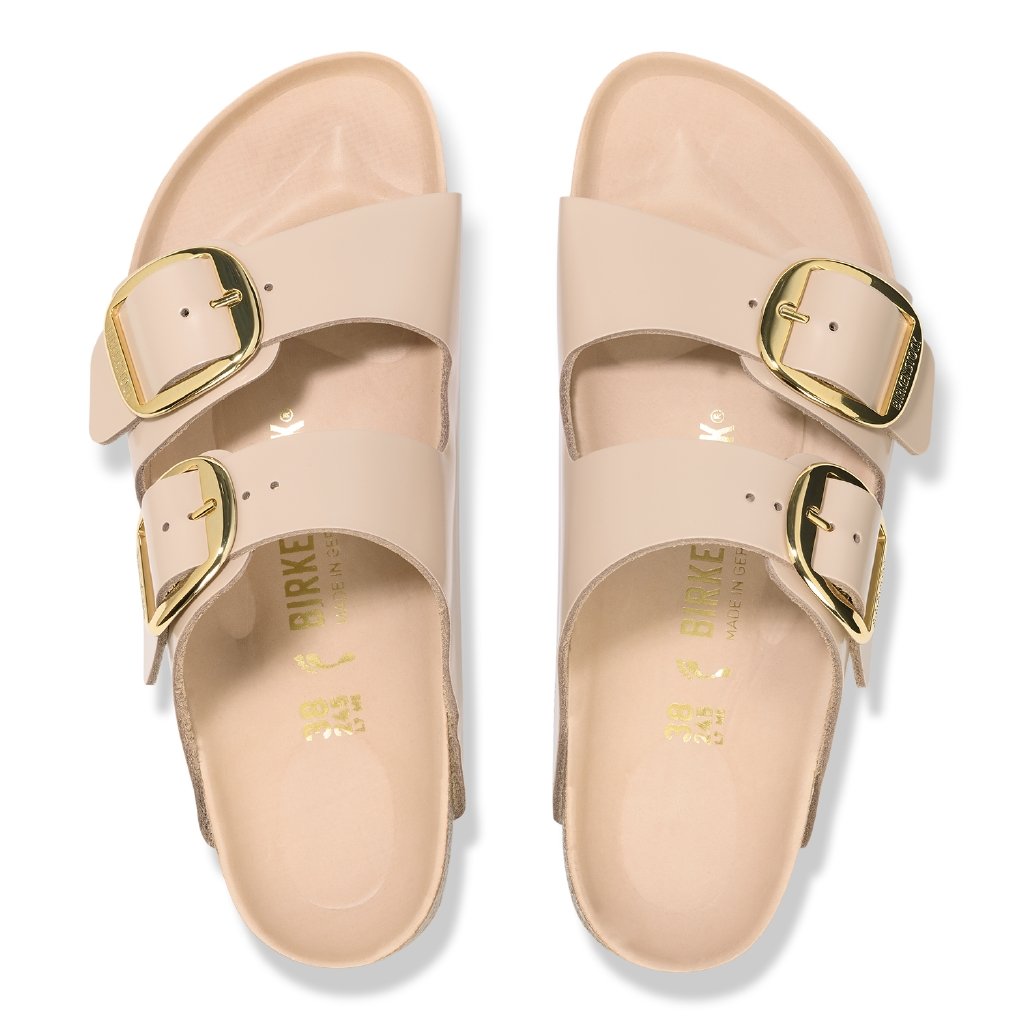 Arizona Big Buckle HEX shine new beige,Natural Lea