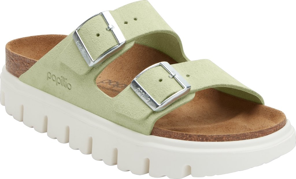 Arizona Chunky faded lime, Suede Leather