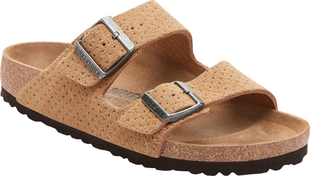 Arizona new beige, Suede Leather Embossed