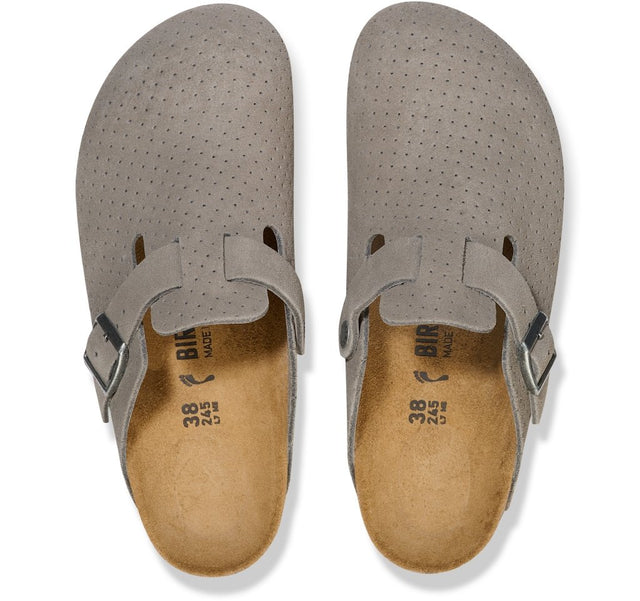 Boston stone coin, Suede Leather Embossed
