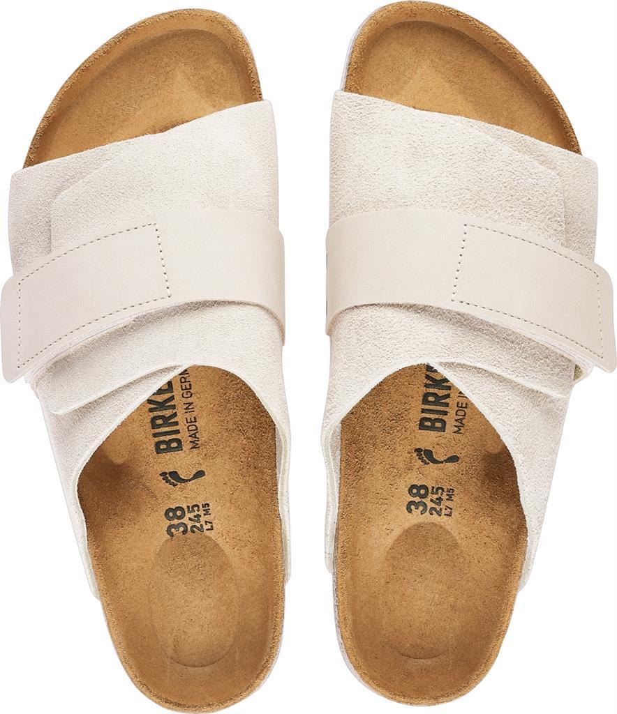 Kyoto antique white, Suede Leather/Nubuck