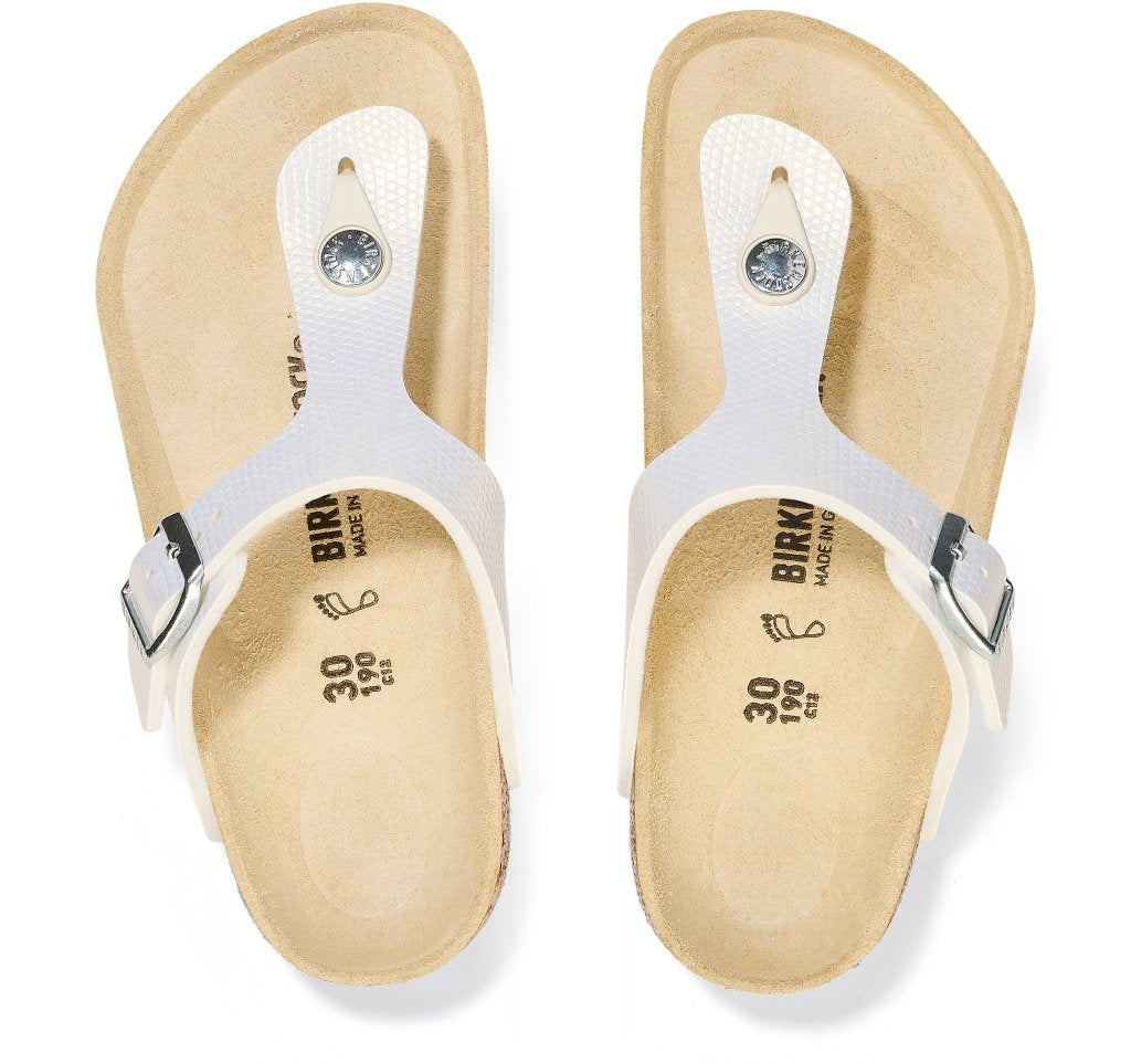 Gizeh Kids shiny lizard white, Birko Flor