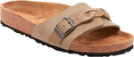Oita Braided taupe, Suede Leather