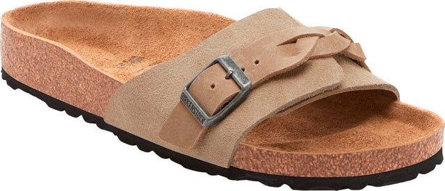 Oita Braided taupe, Suede Leather