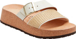 Almina natural white, Natural Leather/Raffia