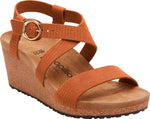 Sibyl Ring-Buckle burnt orange, Nubuck Leather