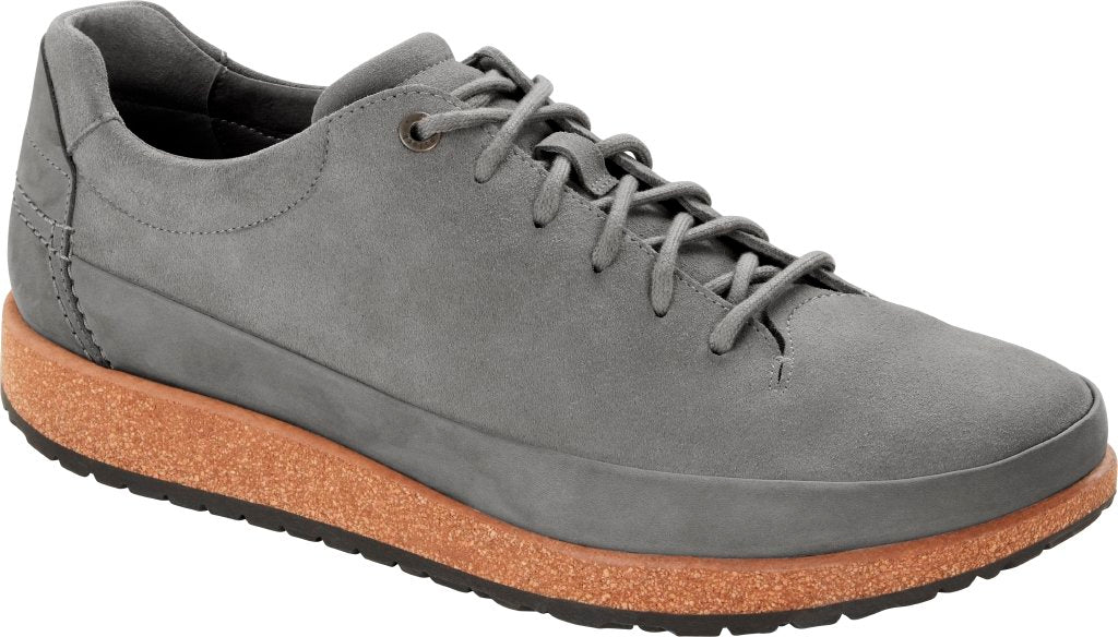Honnef Low N whale gray, Suede Leather