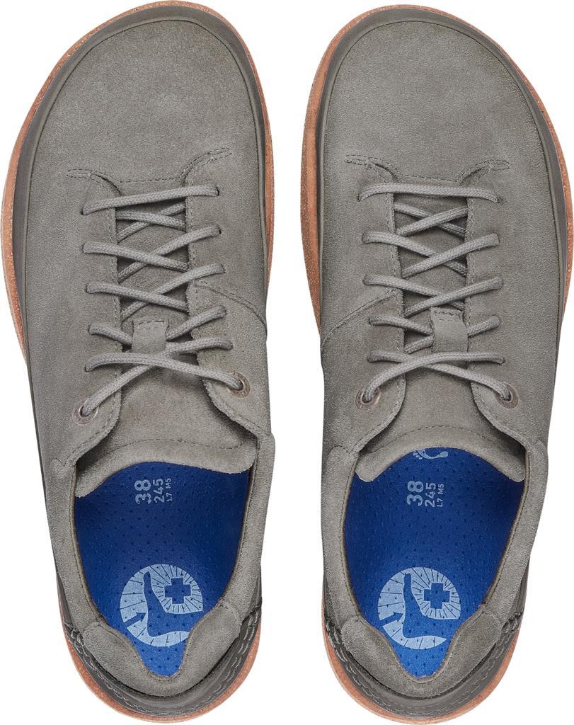 Honnef Low N whale gray, Suede Leather