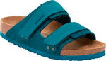 Uji deep turquoise, Suede Leather/Nubuck