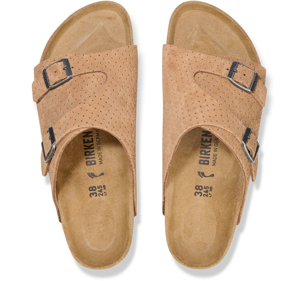 Zürich new beige, Suede Leather Embossed