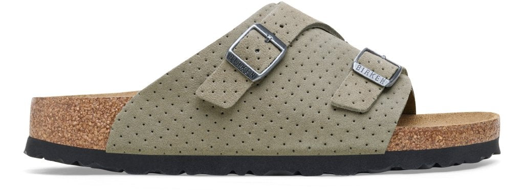 Zürich stone coin, Suede Leather Embossed