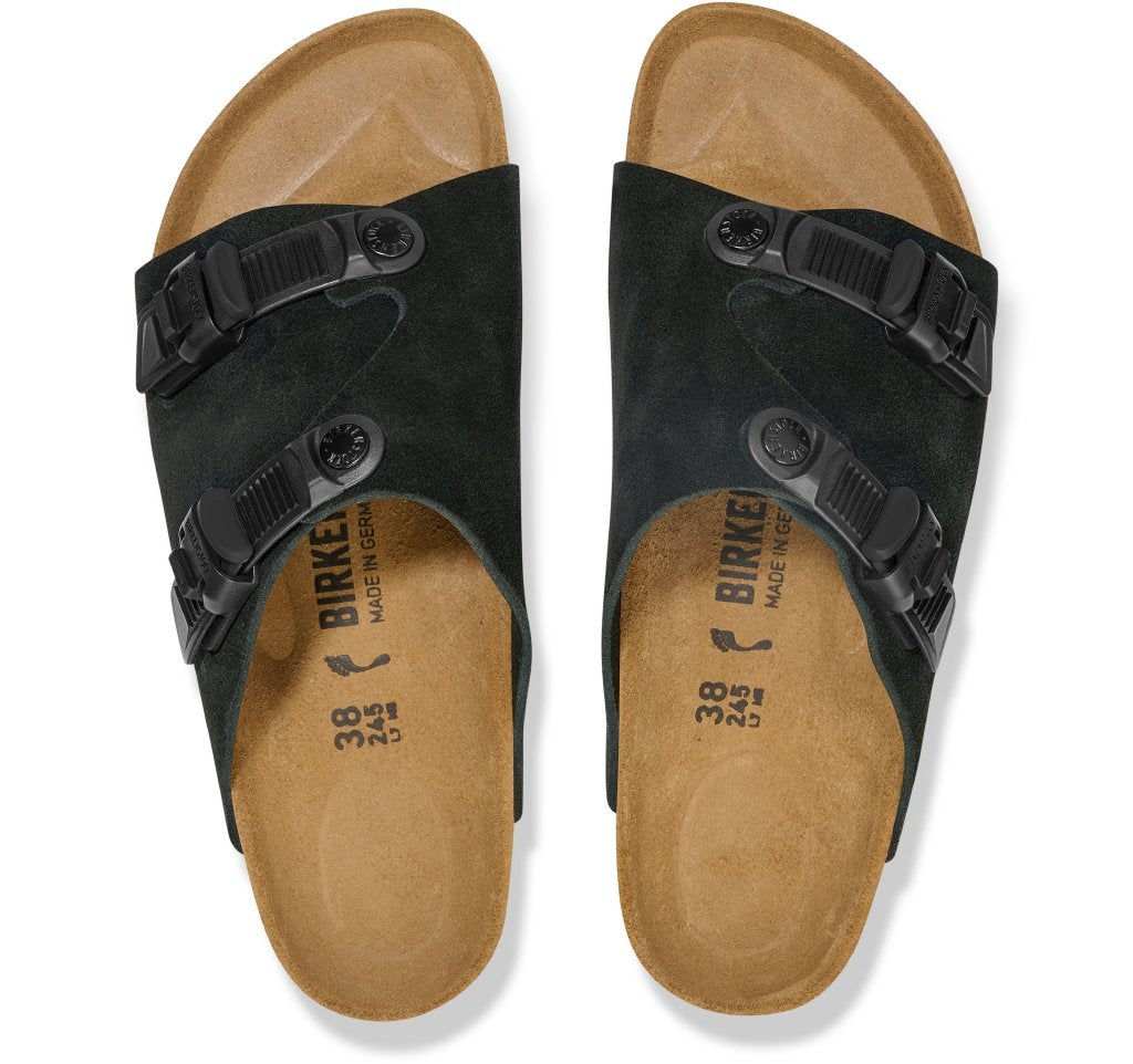 Zürich Tech black, Suede Leather