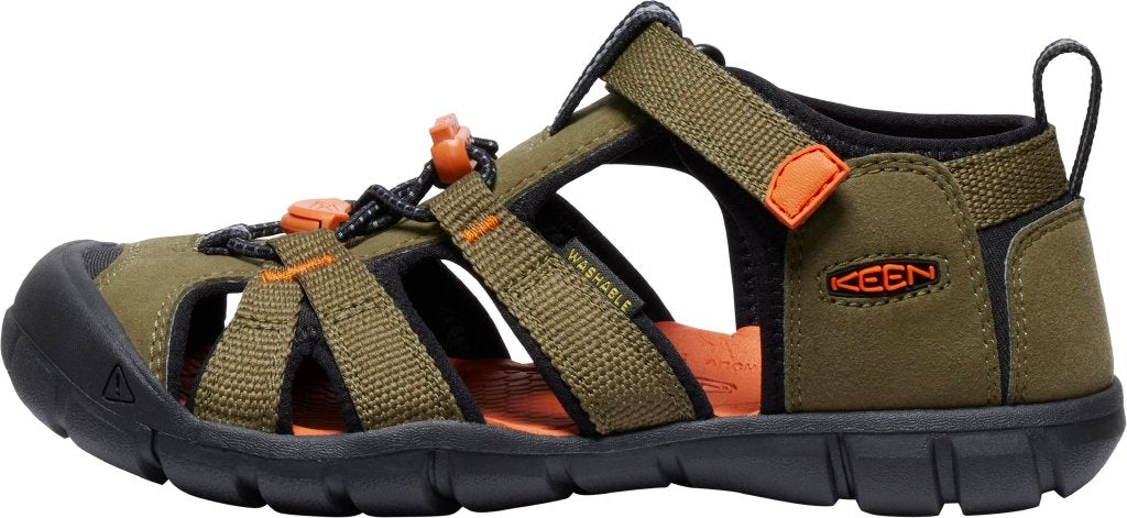 Seacamp II Cnx Y-Dark Olive/Gold Flame