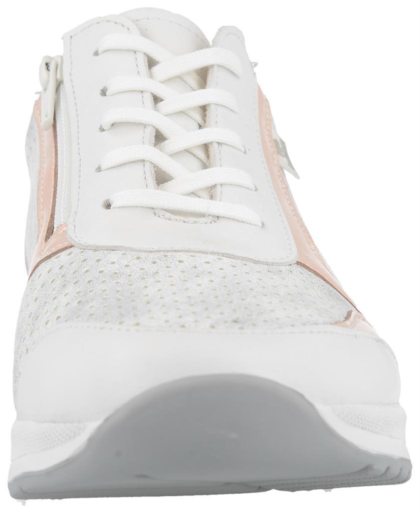 Mori weiss/bianco/rose, Nappa/StretchPaloma/K'lack