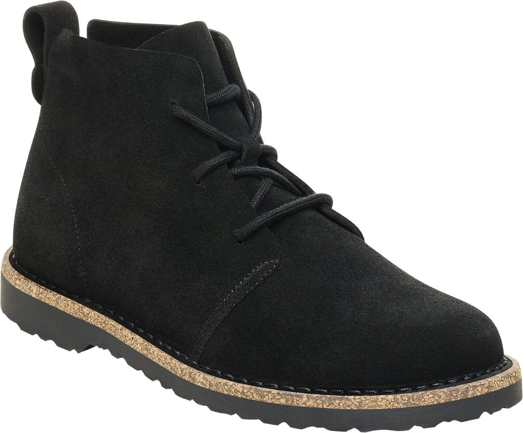 Uppsala Mid N black, Suede Leather