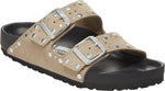Arizona Rivet Exquisite taupe, Suede Leather