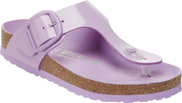 Gizeh Big Buckle shine crocus, Natural Leather