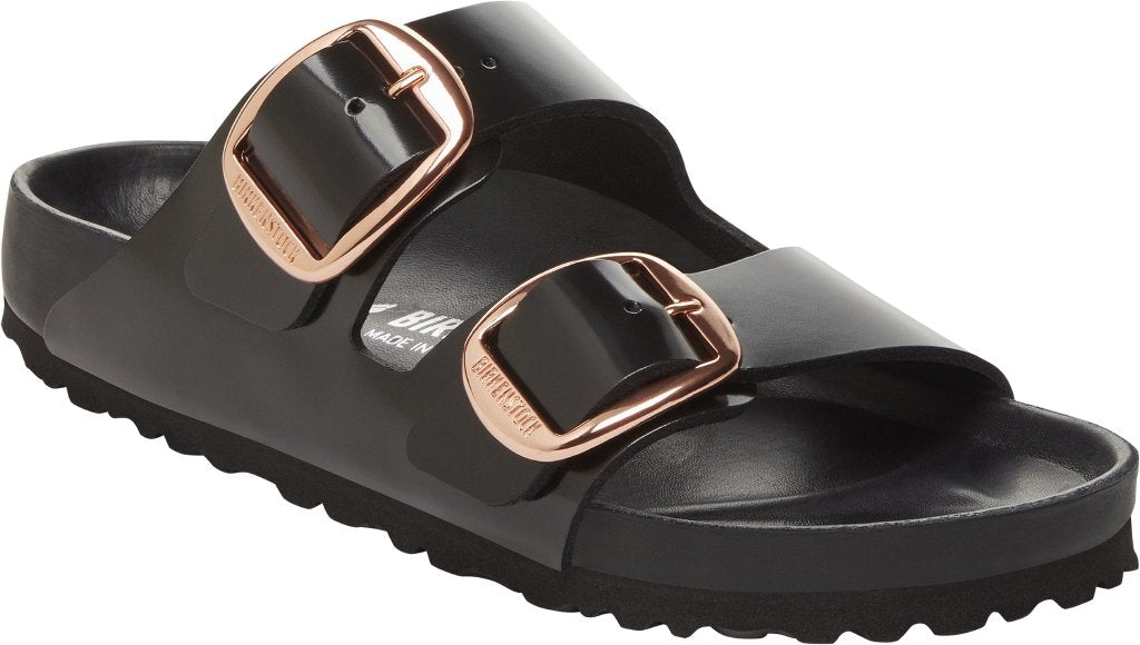 Arizona Big Buckle Exq shine black, Natural Lea