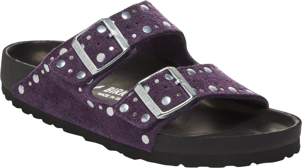 Arizona Rivet Exquisite acai, Suede Leather