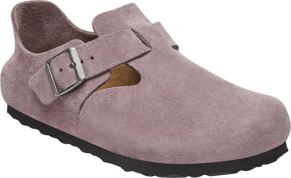 London faded purple, Suede Leather