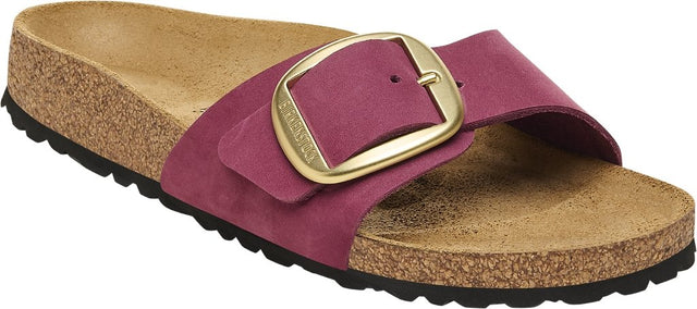 Madrid Big Buckle berry crush, Nubuck Leather