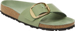 Madrid Big Buckle shine green tea, Natural Leather