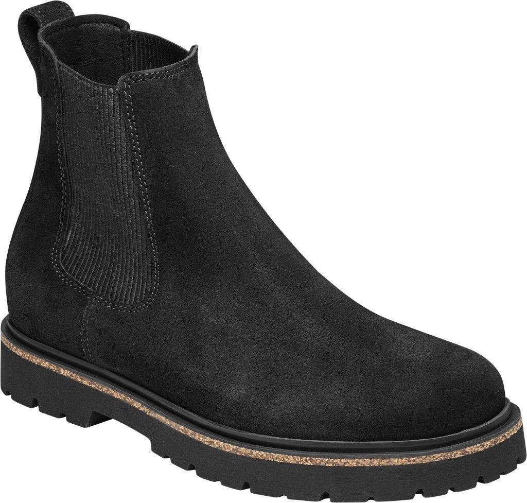 Highwood Slip On Men black, Suede Leather