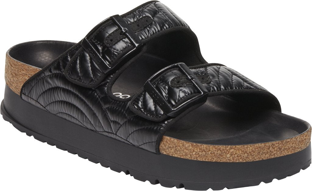 Arizona Platform puff black, Synthetics