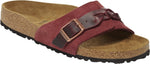 Oita Braided zinfandel, Suede Leather
