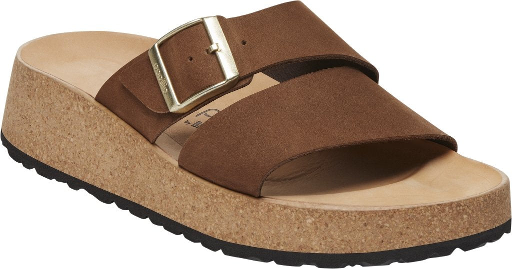 Almina dark tea, Nubuck Leather