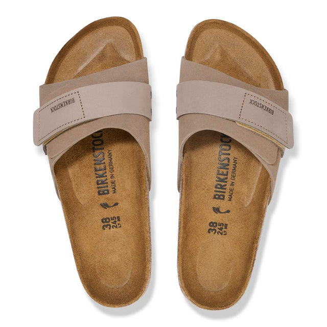 Oita taupe, Suede Leather/Nubuck