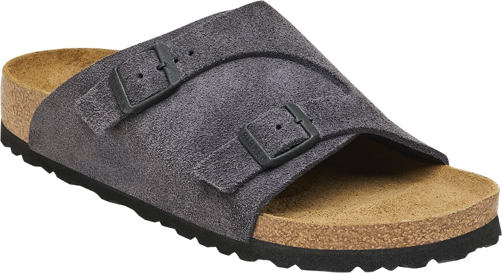 Zürich velvet grey, Suede Leather