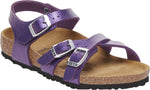 Kumba Kids shiny lizard acai, Birko Flor Embossed