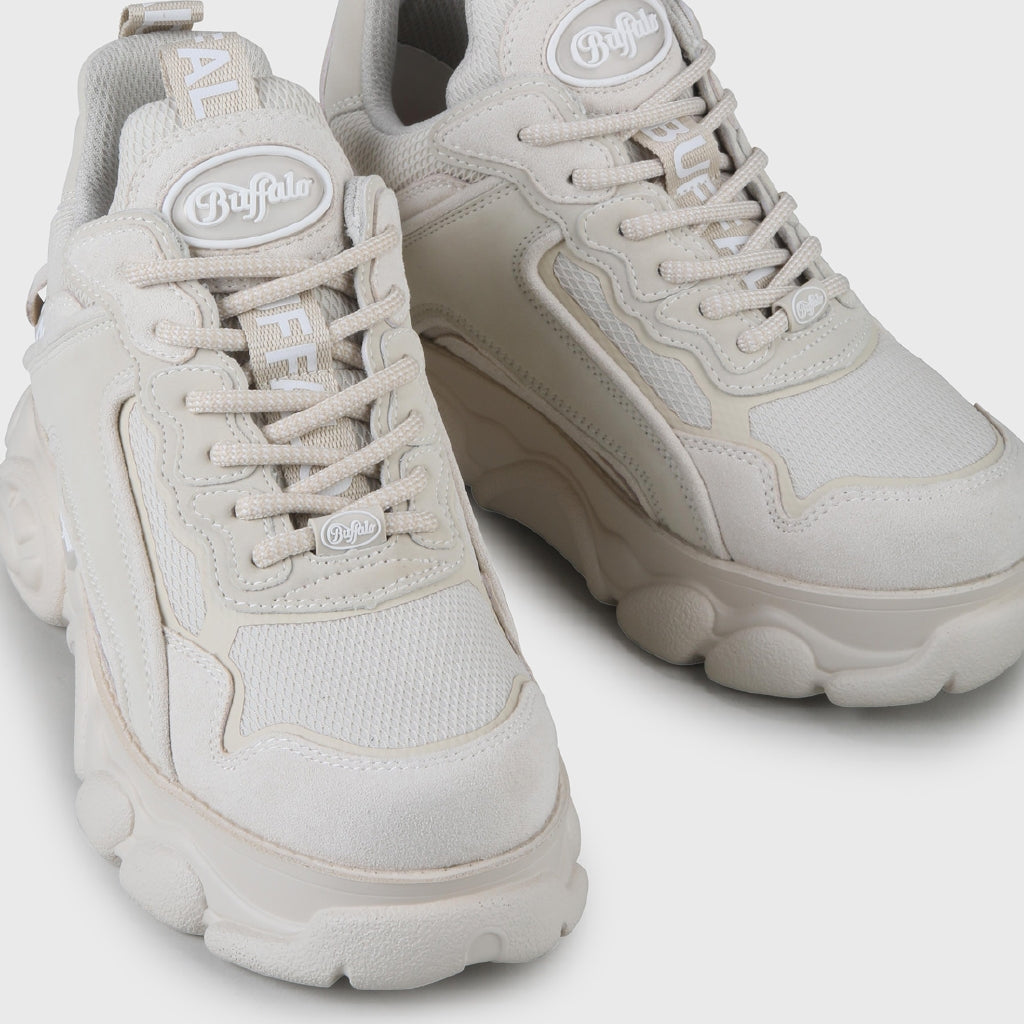 Cld Chai-vegan nubuck/mesh-cream