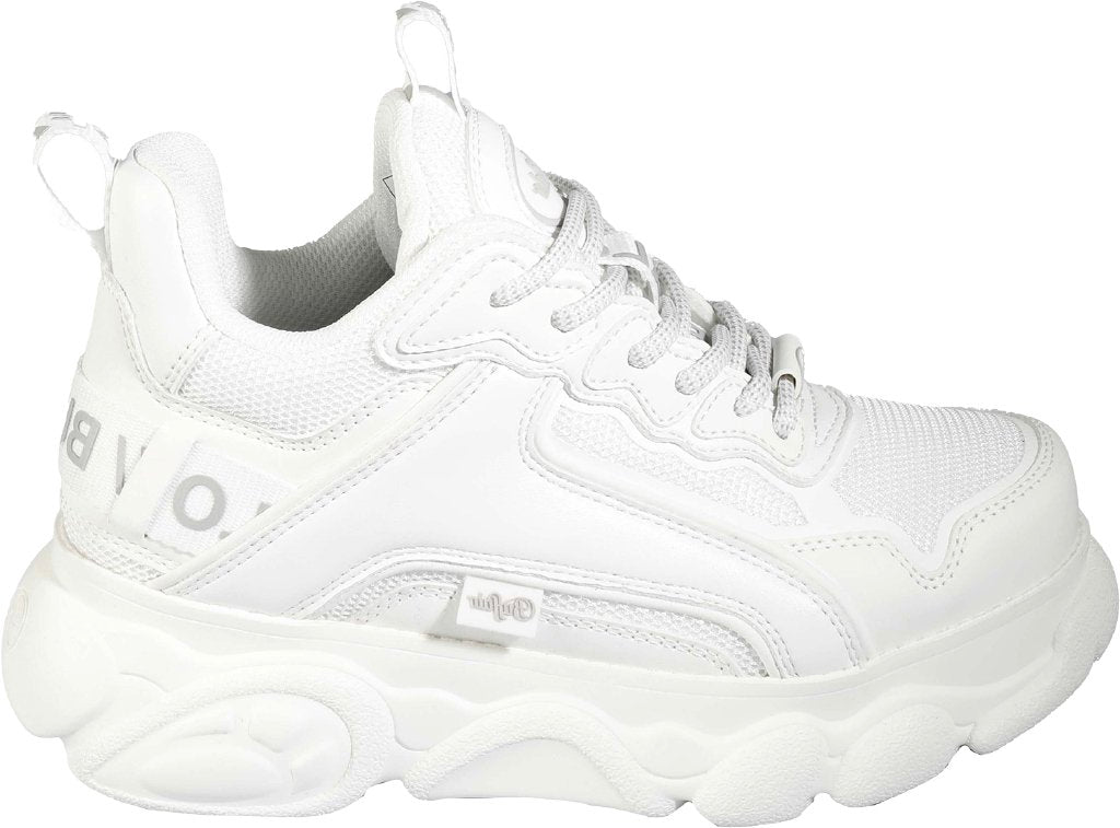 Cld Chai-vegan nappa/mesh-triple white