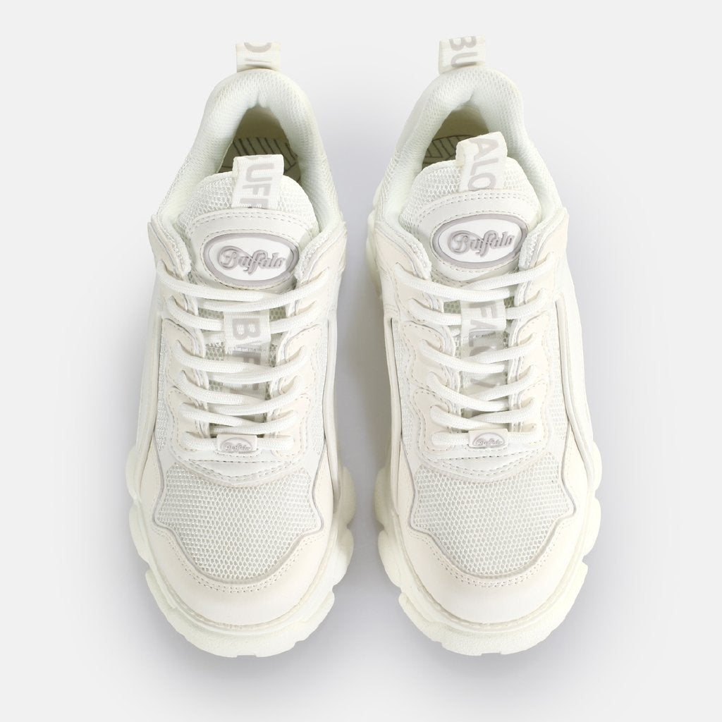 Cld Chai-vegan nappa/mesh-triple white