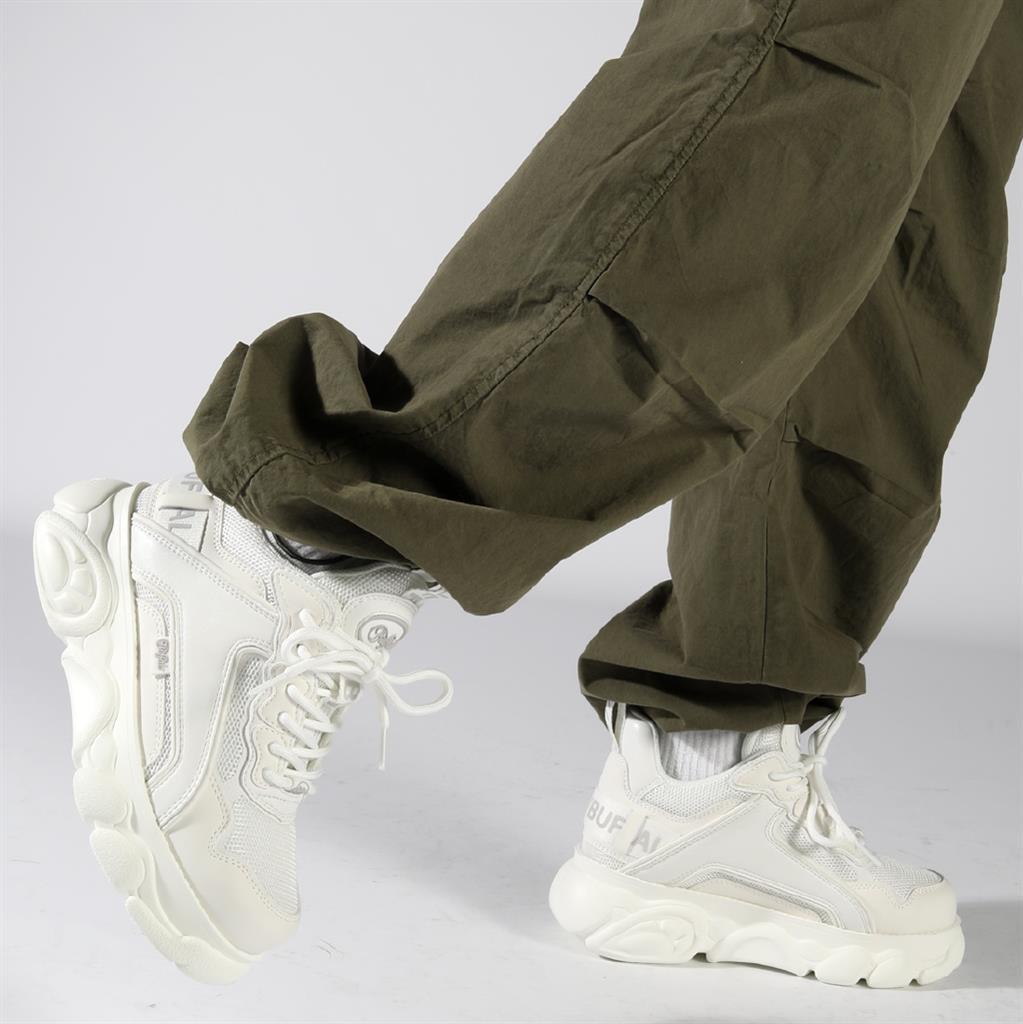 Cld Chai-vegan nappa/mesh-triple white