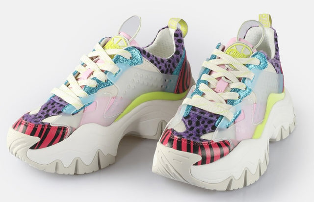 Trail One-vegan nappa/nubuck/fur -animal mix/multi