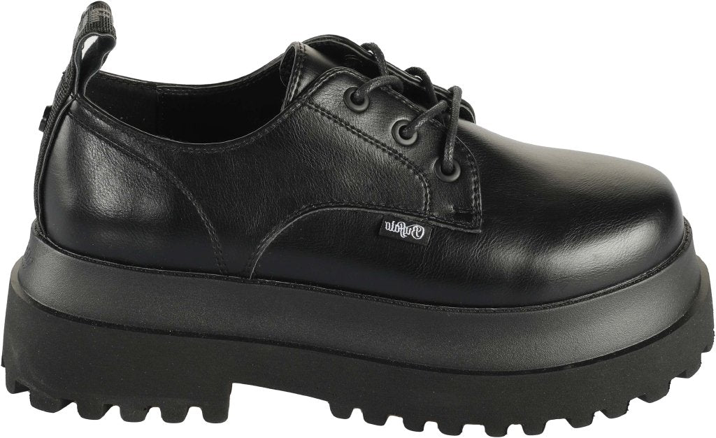 Pluto Lace Up Lo-vegan nappa-black