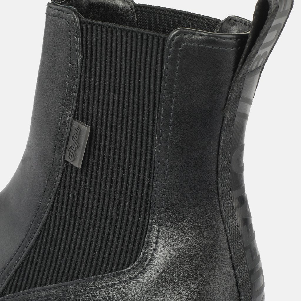 Aspha Chelsea Mid-vegan nappa-black/transparent