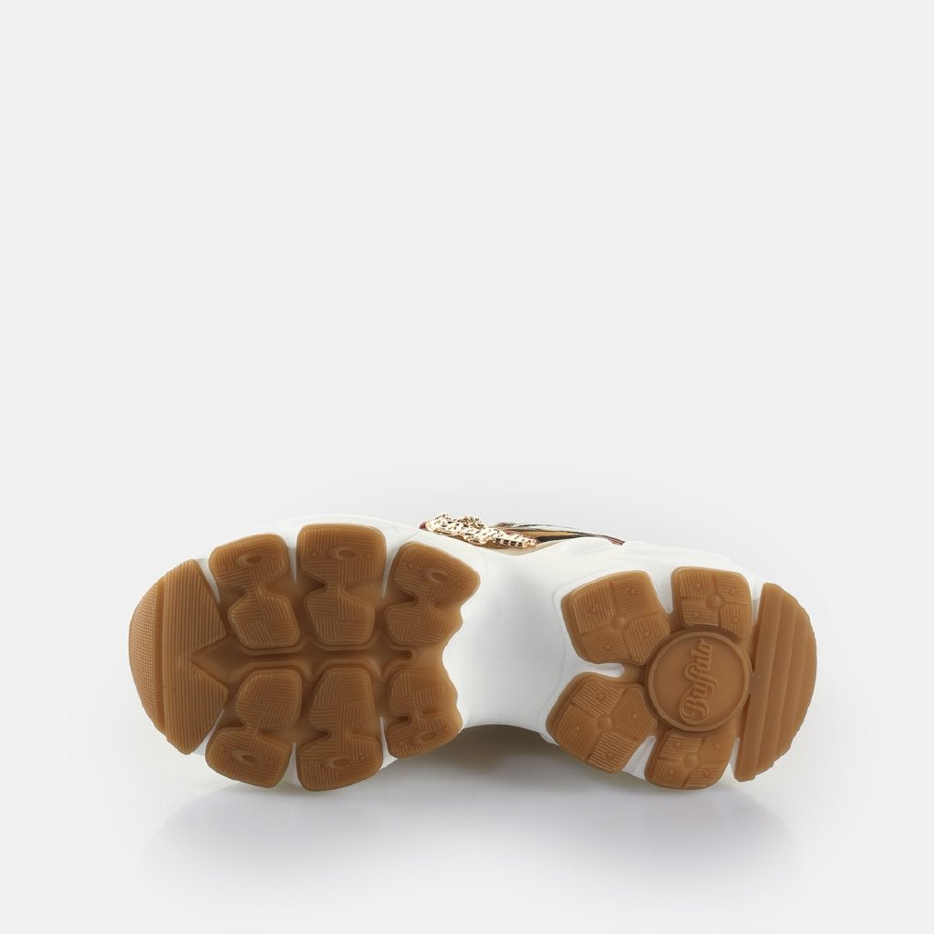 Binary Glam-vegan nappa/fur-black/brown/red animal