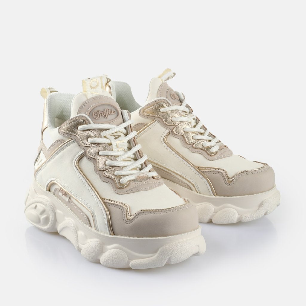 Cld Chai-vegan nubuck/nappa-cream/gold
